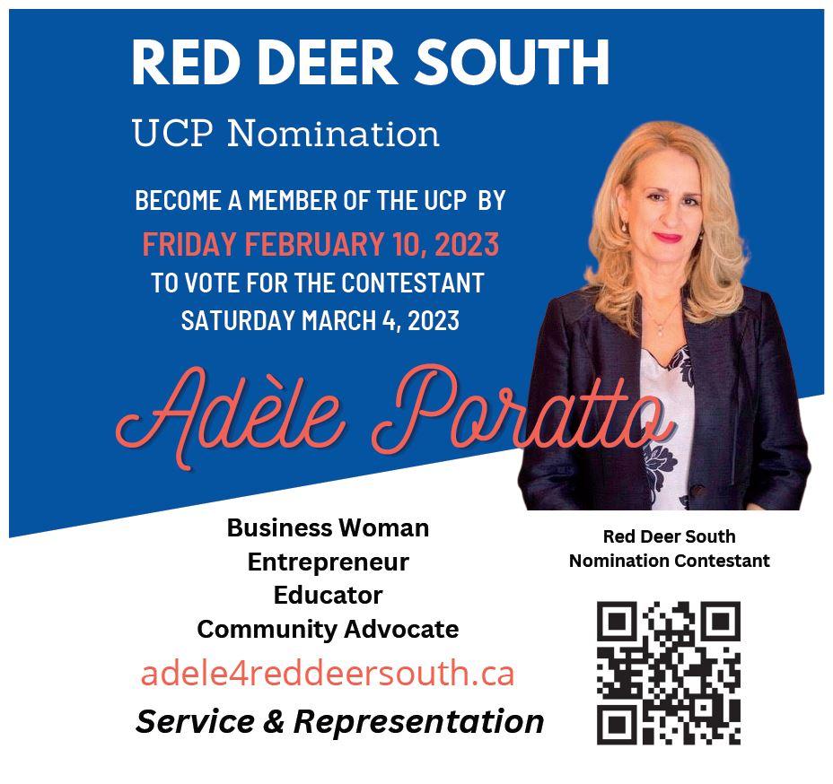Adele Poratto Nomination Red Deer South
